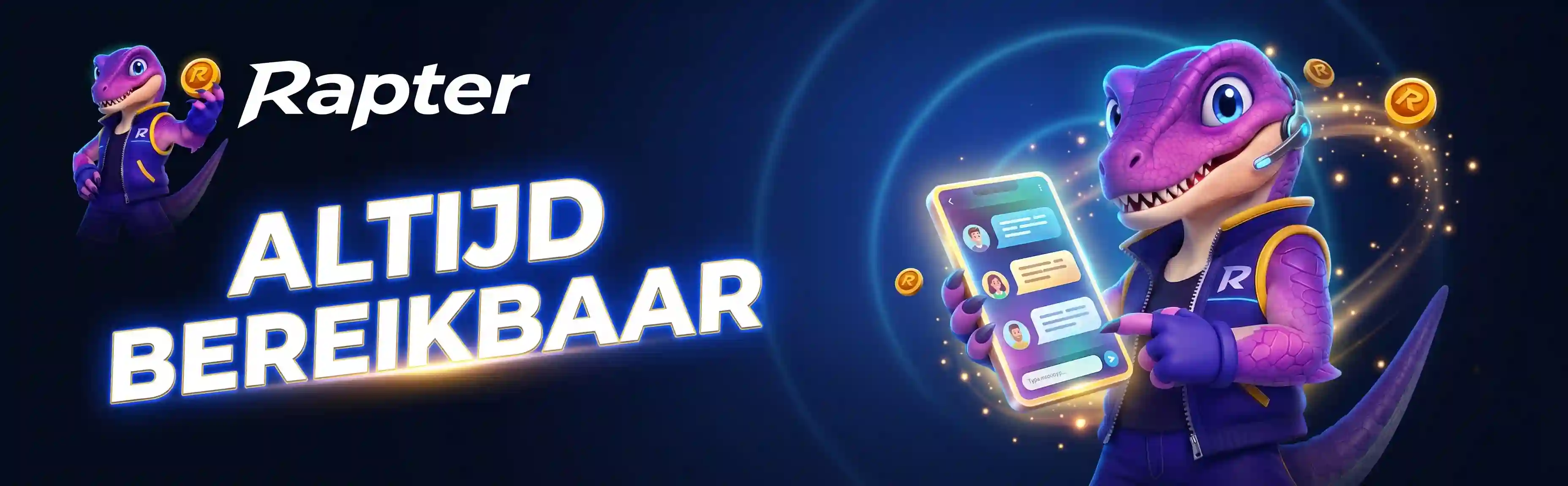 Rapter Casino klantenservice Nederland: live chat, e-mail en snelle hulp